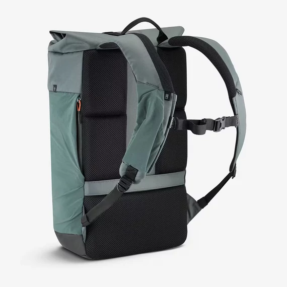 Túrahátizsák, 23 literes - NH500 Escape Rolltop, sötét szürkészöld