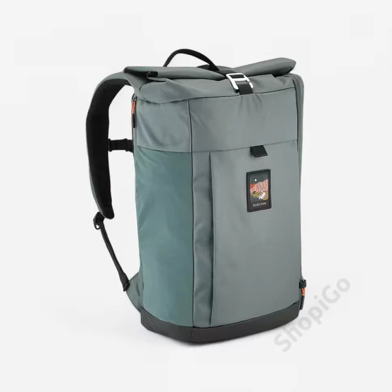 Túrahátizsák, 23 literes - NH500 Escape Rolltop, sötét szürkészöld